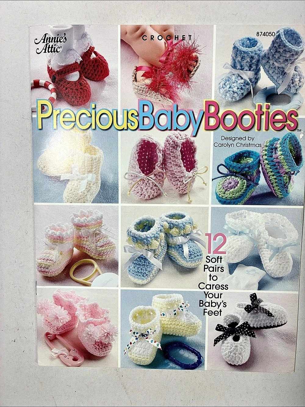 Annie's Attic Precious Baby Booties Crochet Pattern Book